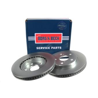 Jeu de 2 disques de frein avant BORG & BECK BBD5600
