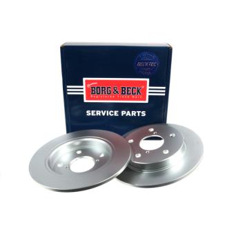 Jeu de 2 disques de frein arrière BORG & BECK BBD5607
