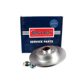 Jeu de 2 disques de frein arrière BORG & BECK OEM 7701206328