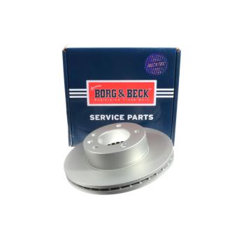 Jeu de 2 disques de frein avant BORG & BECK OEM 4501421