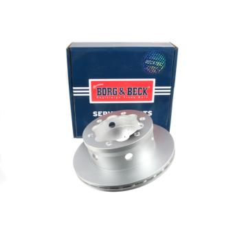 Jeu de 2 disques de frein arrière BORG & BECK OEM 2D0615601B