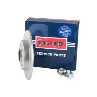 Jeu de 2 disques de frein arrière BORG & BECK OEM 424932