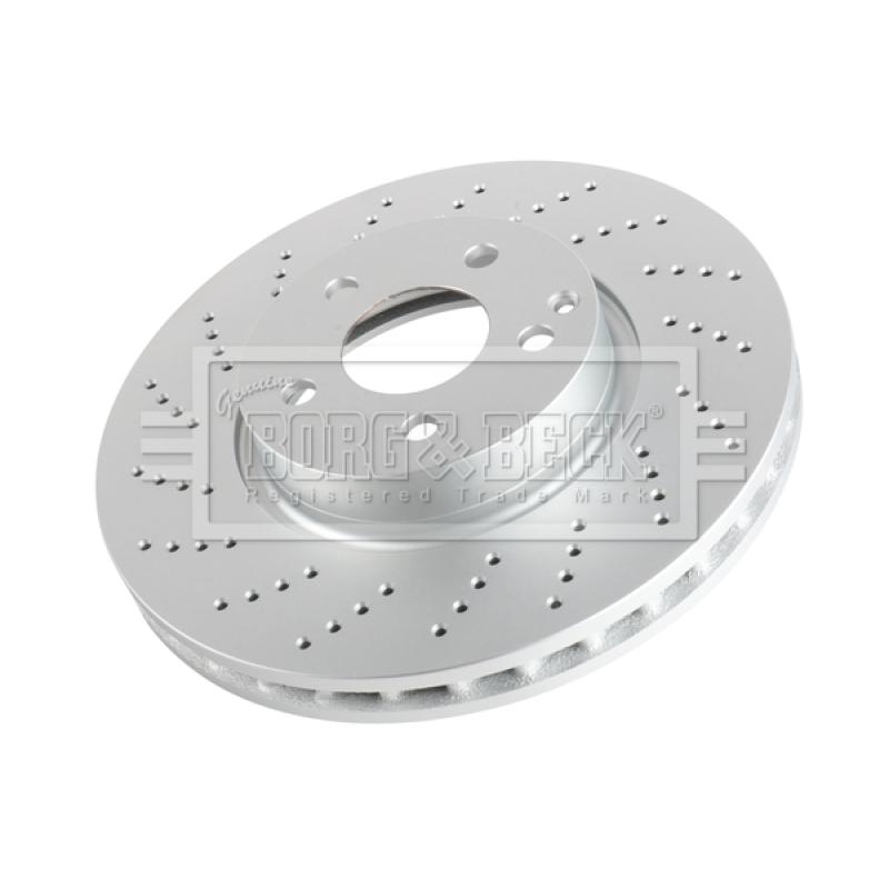 Jeu de 2 disques de frein avant BORG & BECK BBD5811S - Visuel 2