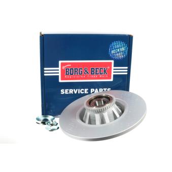 Jeu de 2 disques de frein arrière BORG & BECK OEM 8200228610