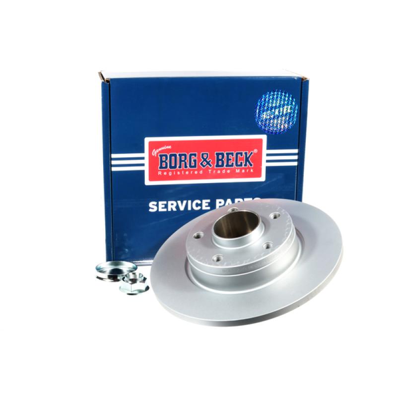 Jeu de 2 disques de frein arrière BORG & BECK BBD5813S - Visuel 1