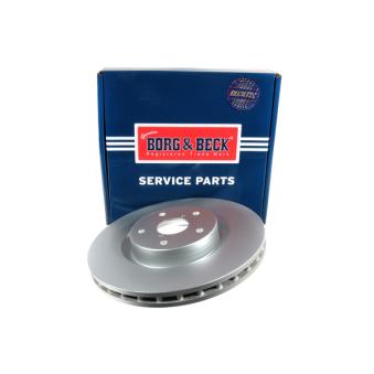 Jeu de 2 disques de frein avant BORG & BECK OEM 26300FE070