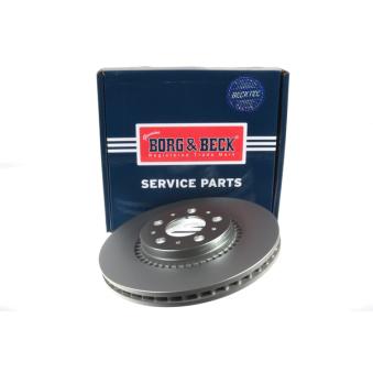 Jeu de 2 disques de frein avant BORG & BECK OEM 272404