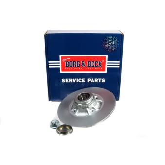 Jeu de 2 disques de frein arrière BORG & BECK BBD5939S