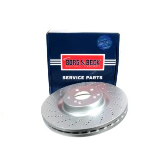 Jeu de 2 disques de frein arrière BORG & BECK BBD5950S