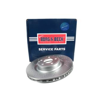 Jeu de 2 disques de frein avant BORG & BECK OEM 1724210212