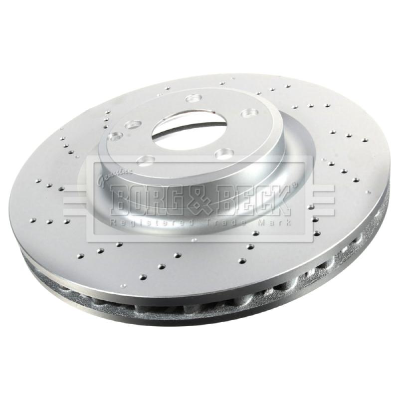 Jeu de 2 disques de frein avant BORG & BECK BBD6102S - Visuel 1