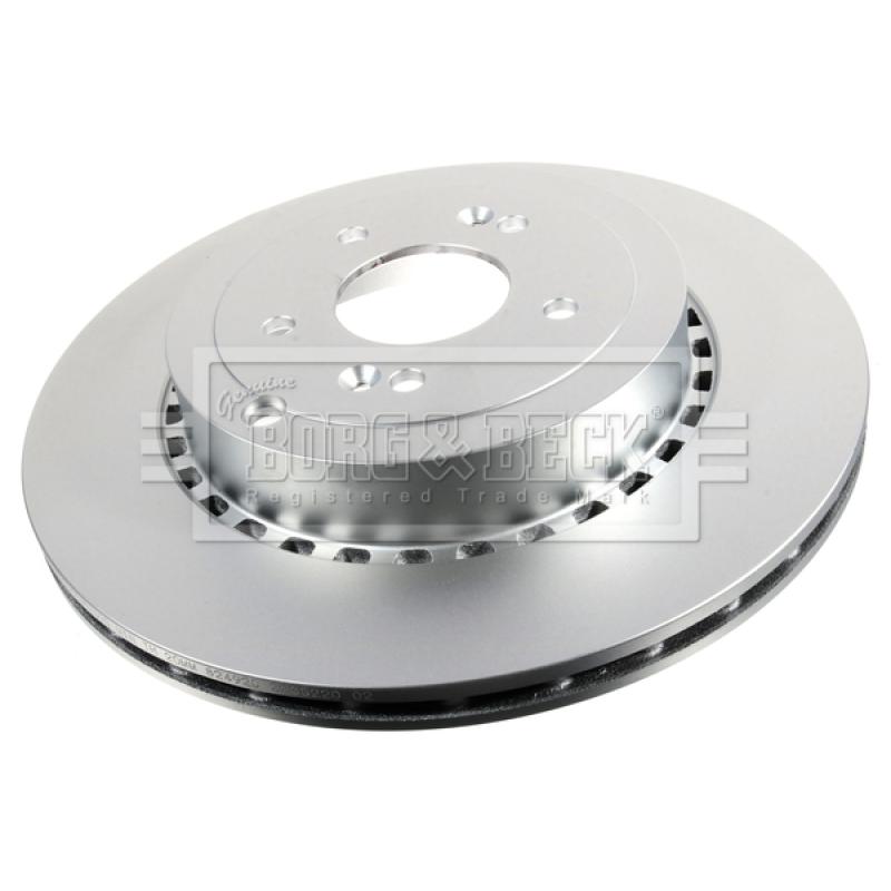 Jeu de 2 disques de frein arrière BORG & BECK BBD6249S - Visuel 2