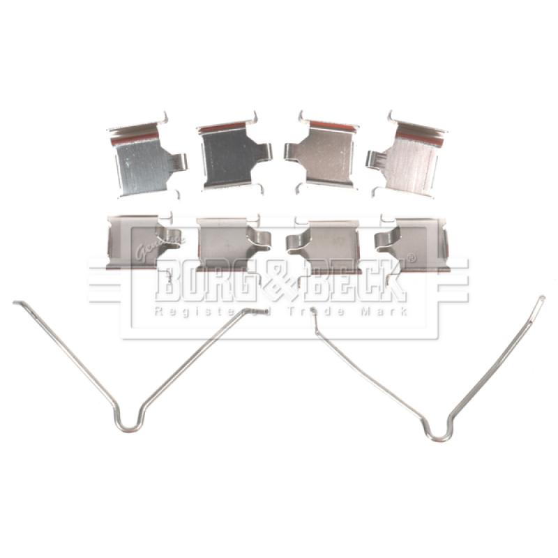Kit d'accessoires, plaquette de frein à disque BORG & BECK BBK1081 - Visuel 1