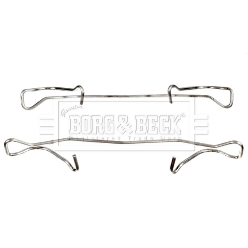Kit d'accessoires, plaquette de frein à disque BORG & BECK BBK1180 - Visuel 1
