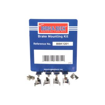 Kit d'accessoires, plaquette de frein à disque BORG & BECK BBK1201