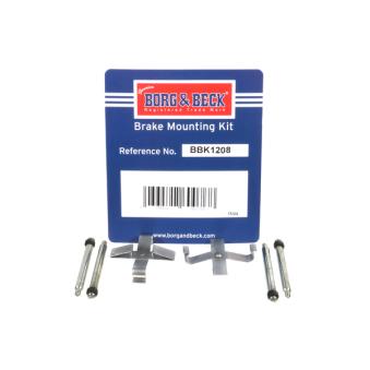 Kit d'accessoires, plaquette de frein à disque BORG & BECK BBK1208