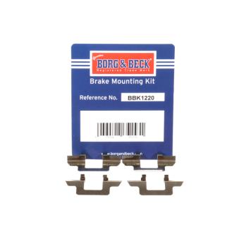 Kit d'accessoires, plaquette de frein à disque BORG & BECK [BBK1220]