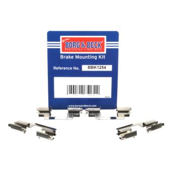 Kit d'accessoires, plaquette de frein à disque BORG & BECK BBK1254
