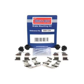 Kit d'accessoires, plaquette de frein à disque BORG & BECK BBK1264
