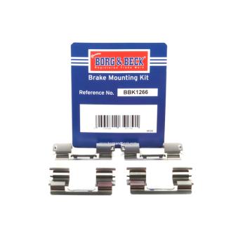 Kit d'accessoires, plaquette de frein à disque BORG & BECK BBK1266