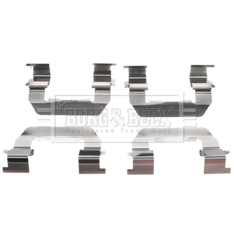 Kit d'accessoires, plaquette de frein à disque BORG & BECK BBK1276 - Visuel 1