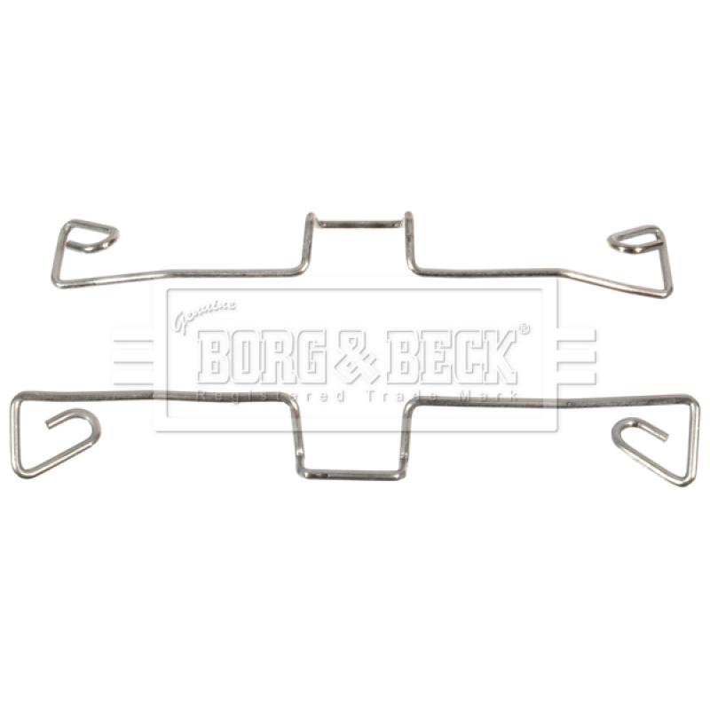 Kit d'accessoires, plaquette de frein à disque BORG & BECK BBK1324 - Visuel 1