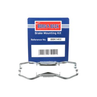 Kit d'accessoires, plaquette de frein à disque BORG & BECK [BBK1402]