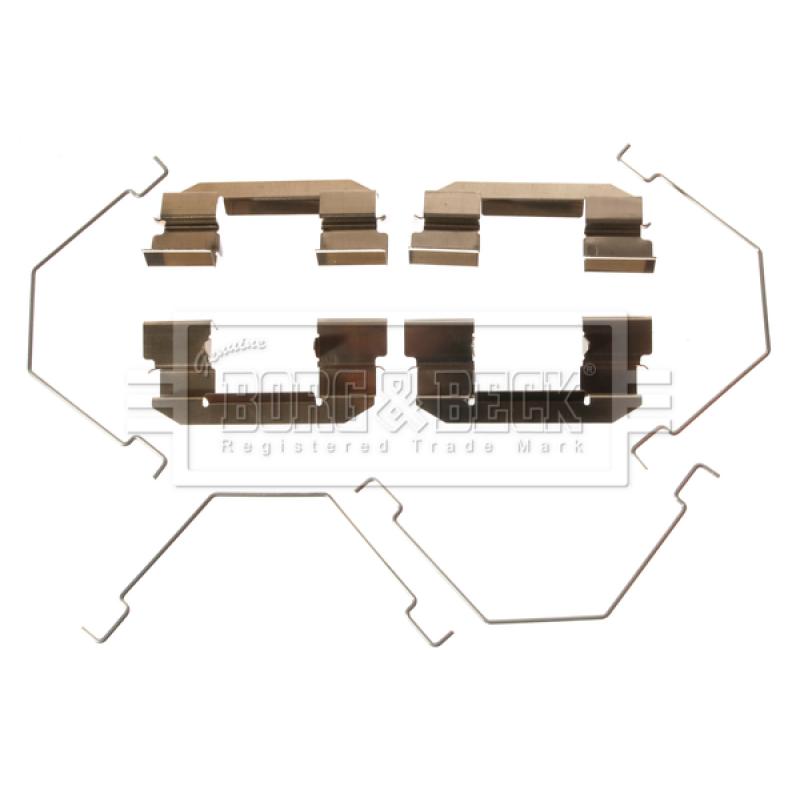 Kit d'accessoires, plaquette de frein à disque BORG & BECK BBK1470 - Visuel 1