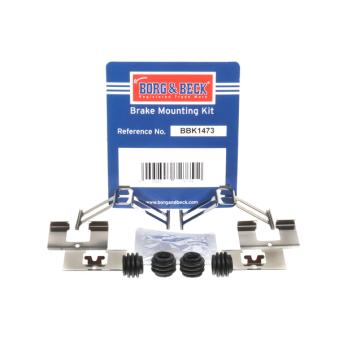 Kit d'accessoires, plaquette de frein à disque BORG & BECK BBK1473