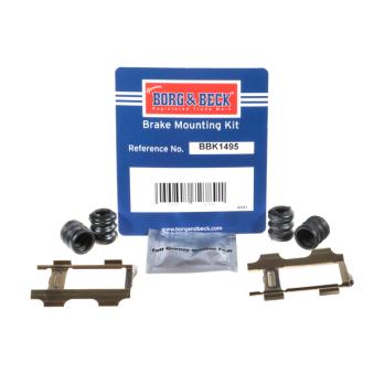 Kit d'accessoires, plaquette de frein à disque BORG & BECK [BBK1495]