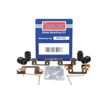 Kit d'accessoires, plaquette de frein à disque BORG & BECK BBK1502