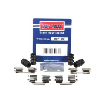 Kit d'accessoires, plaquette de frein à disque BORG & BECK BBK1512
