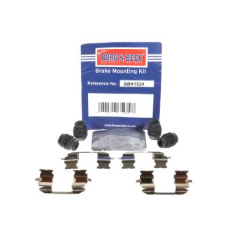 Kit d'accessoires, plaquette de frein à disque BORG & BECK [BBK1524]
