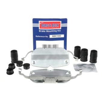Kit d'accessoires, plaquette de frein à disque BORG & BECK BBK1550