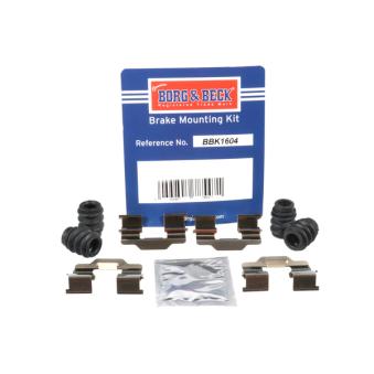 Kit d'accessoires, plaquette de frein à disque BORG & BECK BBK1604