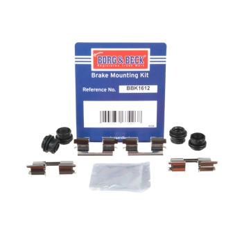 Kit d'accessoires, plaquette de frein à disque BORG & BECK BBK1612 Kit d'accessoires, plaquette de frein à disque BORG & BECK BBK1612