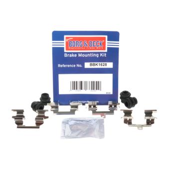 Kit d'accessoires, plaquette de frein à disque BORG & BECK [BBK1628]