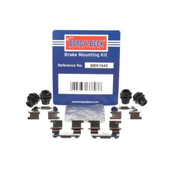 Kit d'accessoires, plaquette de frein à disque BORG & BECK [BBK1642]