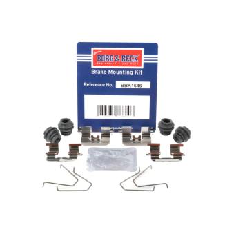 Kit d'accessoires, plaquette de frein à disque BORG & BECK BBK1646