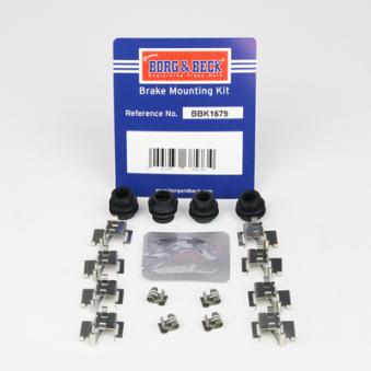 Kit d'accessoires, plaquette de frein à disque BORG & BECK [BBK1679]