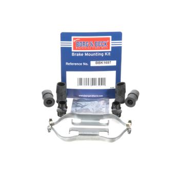 Kit d'accessoires, plaquette de frein à disque BORG & BECK [BBK1697]