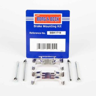 Kit d'accessoires, plaquette de frein à disque BORG & BECK [BBK1719]