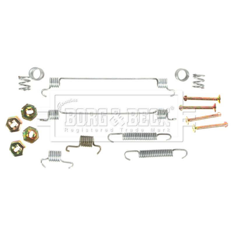 Kit d'accessoires, plaquette de frein à disque BORG & BECK BBK6089 - Visuel 1