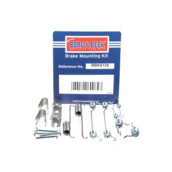 Kit d'accessoires, plaquette de frein à disque BORG & BECK BBK6135