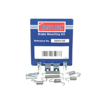 Kit d'accessoires, plaquette de frein à disque BORG & BECK BBK6188