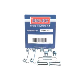 Kit d'accessoires, plaquette de frein à disque BORG & BECK BBK6189