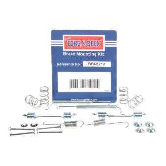 Kit d'accessoires, plaquette de frein à disque BORG & BECK BBK6212