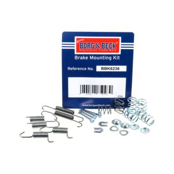 Kit d'accessoires, plaquette de frein à disque BORG & BECK BBK6236