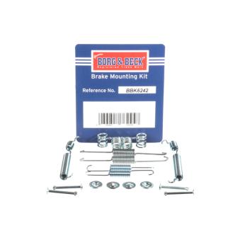 Kit d'accessoires, plaquette de frein à disque BORG & BECK BBK6242