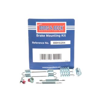 Kit d'accessoires, plaquette de frein à disque BORG & BECK BBK6284